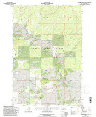 Strawberry Butte Montana Historical topographic map, 1:24000 scale, 7.5 X 7.5 Minute, Year 1995