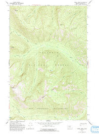 String Creek Montana Historical topographic map, 1:24000 scale, 7.5 X 7.5 Minute, Year 1965