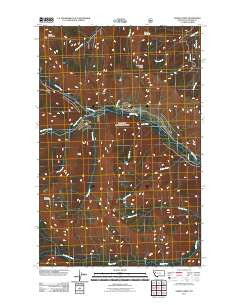 String Creek Montana Historical topographic map, 1:24000 scale, 7.5 X 7.5 Minute, Year 2011
