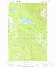 Stryker Montana Historical topographic map, 1:24000 scale, 7.5 X 7.5 Minute, Year 1963