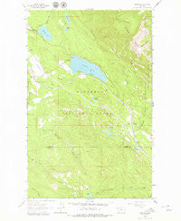 Stryker Montana Historical topographic map, 1:24000 scale, 7.5 X 7.5 Minute, Year 1963
