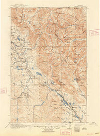 Stryker Montana Historical topographic map, 1:125000 scale, 30 X 30 Minute, Year 1916
