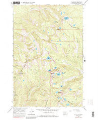 Stuart Peak Montana Historical topographic map, 1:24000 scale, 7.5 X 7.5 Minute, Year 1965
