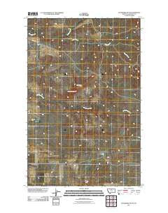 Studhorse Butte Montana Historical topographic map, 1:24000 scale, 7.5 X 7.5 Minute, Year 2011