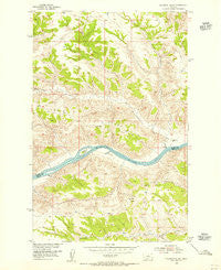 Sturgeon Island Montana Historical topographic map, 1:24000 scale, 7.5 X 7.5 Minute, Year 1954