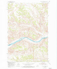 Sturgeon Island Montana Historical topographic map, 1:24000 scale, 7.5 X 7.5 Minute, Year 1954