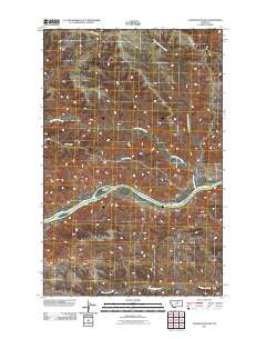Sturgeon Island Montana Historical topographic map, 1:24000 scale, 7.5 X 7.5 Minute, Year 2011