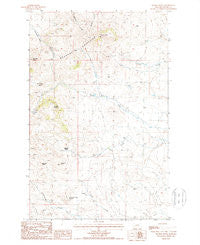 Suction Butte Montana Historical topographic map, 1:24000 scale, 7.5 X 7.5 Minute, Year 1987