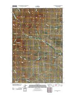 Suction Butte Montana Historical topographic map, 1:24000 scale, 7.5 X 7.5 Minute, Year 2011