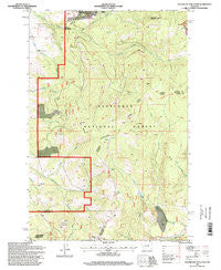 Sugarloaf Mountain Montana Historical topographic map, 1:24000 scale, 7.5 X 7.5 Minute, Year 1996