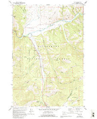 Sula Montana Historical topographic map, 1:24000 scale, 7.5 X 7.5 Minute, Year 1977