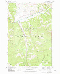 Sula Montana Historical topographic map, 1:24000 scale, 7.5 X 7.5 Minute, Year 1977