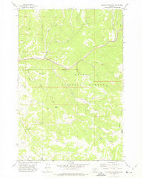 Sulphur Bar Creek Montana Historical topographic map, 1:24000 scale, 7.5 X 7.5 Minute, Year 1971