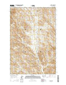 Sumatra Montana Current topographic map, 1:24000 scale, 7.5 X 7.5 Minute, Year 2014