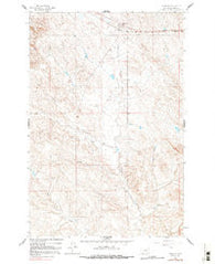 Sumatra Montana Historical topographic map, 1:24000 scale, 7.5 X 7.5 Minute, Year 1962