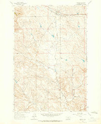 Sumatra Montana Historical topographic map, 1:24000 scale, 7.5 X 7.5 Minute, Year 1962