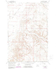 Sun Prairie Montana Historical topographic map, 1:24000 scale, 7.5 X 7.5 Minute, Year 1965