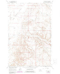Sun Prairie Montana Historical topographic map, 1:24000 scale, 7.5 X 7.5 Minute, Year 1965