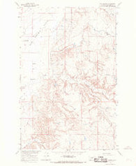 Sun Prairie Montana Historical topographic map, 1:24000 scale, 7.5 X 7.5 Minute, Year 1965