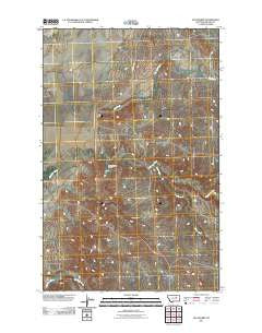 Sun Prairie Montana Historical topographic map, 1:24000 scale, 7.5 X 7.5 Minute, Year 2011