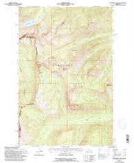 Sunburst Lake Montana Historical topographic map, 1:24000 scale, 7.5 X 7.5 Minute, Year 1994