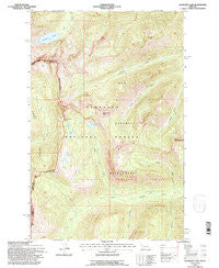 Sunburst Lake Montana Historical topographic map, 1:24000 scale, 7.5 X 7.5 Minute, Year 1994