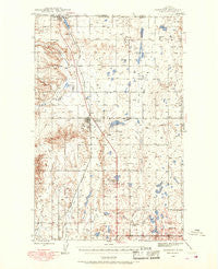 Sunburst Montana Historical topographic map, 1:62500 scale, 15 X 15 Minute, Year 1939