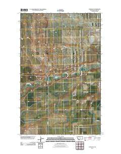 Sundance Montana Historical topographic map, 1:24000 scale, 7.5 X 7.5 Minute, Year 2011
