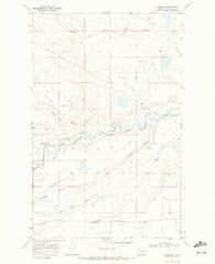 Sundance Montana Historical topographic map, 1:24000 scale, 7.5 X 7.5 Minute, Year 1968
