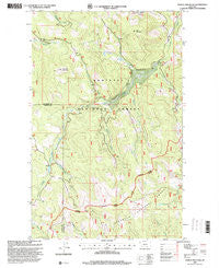 Sunday Mountain Montana Historical topographic map, 1:24000 scale, 7.5 X 7.5 Minute, Year 1997