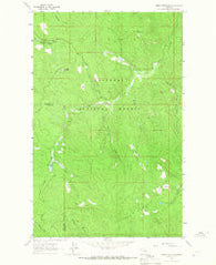 Sunday Mountain Montana Historical topographic map, 1:24000 scale, 7.5 X 7.5 Minute, Year 1963