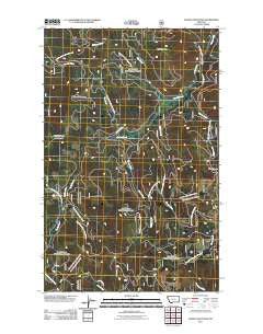 Sunday Mountain Montana Historical topographic map, 1:24000 scale, 7.5 X 7.5 Minute, Year 2011
