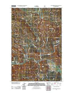 Sunflower Mountain Montana Historical topographic map, 1:24000 scale, 7.5 X 7.5 Minute, Year 2011