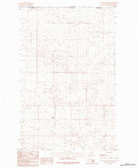 Sunny Slope School Montana Historical topographic map, 1:24000 scale, 7.5 X 7.5 Minute, Year 1984