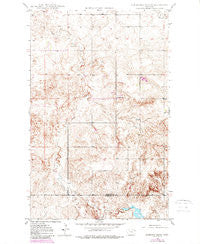 Sunnyhill School Montana Historical topographic map, 1:24000 scale, 7.5 X 7.5 Minute, Year 1988