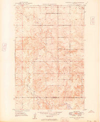 Sunnyhill School Montana Historical topographic map, 1:24000 scale, 7.5 X 7.5 Minute, Year 1949