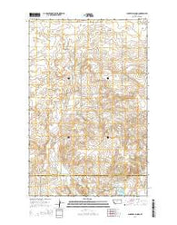 Sunnyhill School Montana Current topographic map, 1:24000 scale, 7.5 X 7.5 Minute, Year 2014