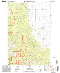 Sunrise Spring Montana Historical topographic map, 1:24000 scale, 7.5 X 7.5 Minute, Year 1999