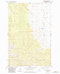 Sunrise Spring Montana Historical topographic map, 1:24000 scale, 7.5 X 7.5 Minute, Year 1984