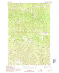 Sunset Peak Montana Historical topographic map, 1:24000 scale, 7.5 X 7.5 Minute, Year 1988