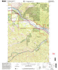 Superior Montana Historical topographic map, 1:24000 scale, 7.5 X 7.5 Minute, Year 1999