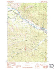 Superior Montana Historical topographic map, 1:24000 scale, 7.5 X 7.5 Minute, Year 1985