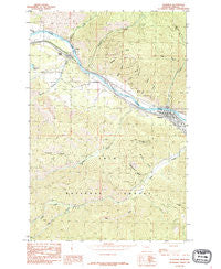 Superior Montana Historical topographic map, 1:24000 scale, 7.5 X 7.5 Minute, Year 1985