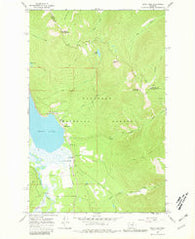 Swan Lake Montana Historical topographic map, 1:24000 scale, 7.5 X 7.5 Minute, Year 1965