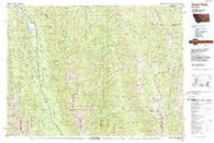 Swan Peak Montana Historical topographic map, 1:100000 scale, 30 X 60 Minute, Year 1988