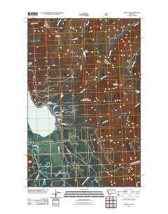 Swan Lake Montana Historical topographic map, 1:24000 scale, 7.5 X 7.5 Minute, Year 2011