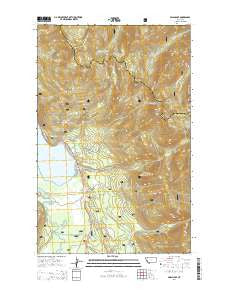 Swan Lake Montana Current topographic map, 1:24000 scale, 7.5 X 7.5 Minute, Year 2014