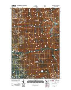 Swan Peak Montana Historical topographic map, 1:24000 scale, 7.5 X 7.5 Minute, Year 2011