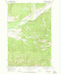 Swede Gulch Montana Historical topographic map, 1:24000 scale, 7.5 X 7.5 Minute, Year 1968
