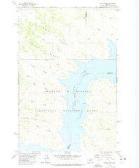 Swede Ridge Montana Historical topographic map, 1:24000 scale, 7.5 X 7.5 Minute, Year 1971